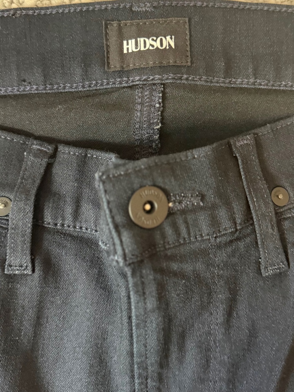 NEW Hudson Men's Jeans Blake Slim Straight AIRWALK Dark Blue Size 33x 34 - Picture 8 of 10